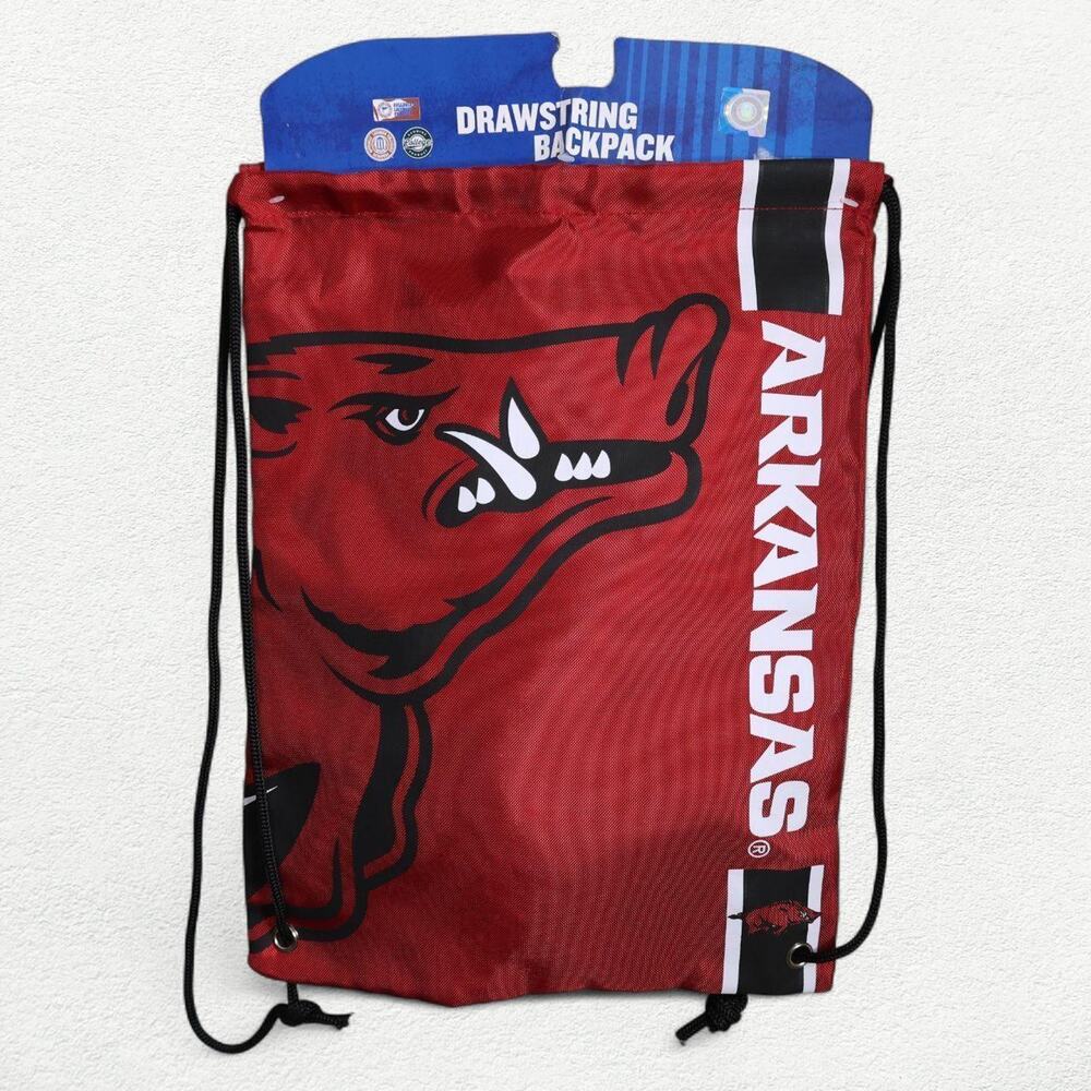 Arkansas Razorbacks Big Logo Drawstring Backpack 🐗✨ - Picture 3 of 5